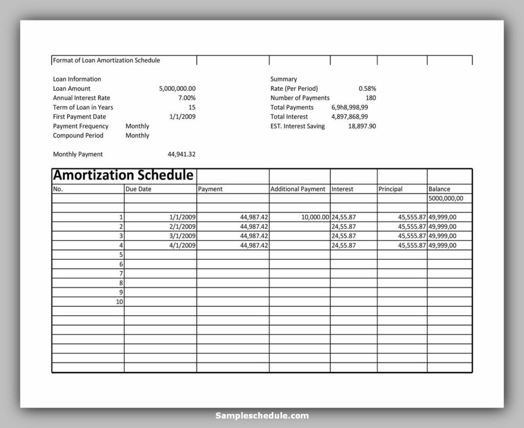 Loan Amortization Schedule 16