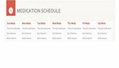 Medication Schedule Template Featured