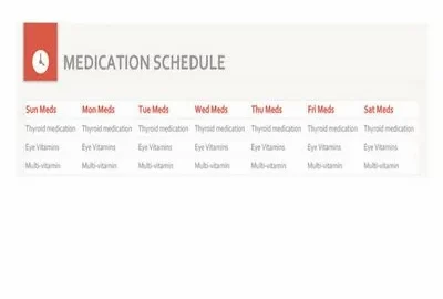 Medication Schedule Template Featured