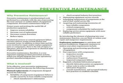 Preventive Maintenance Schedule Template Featured