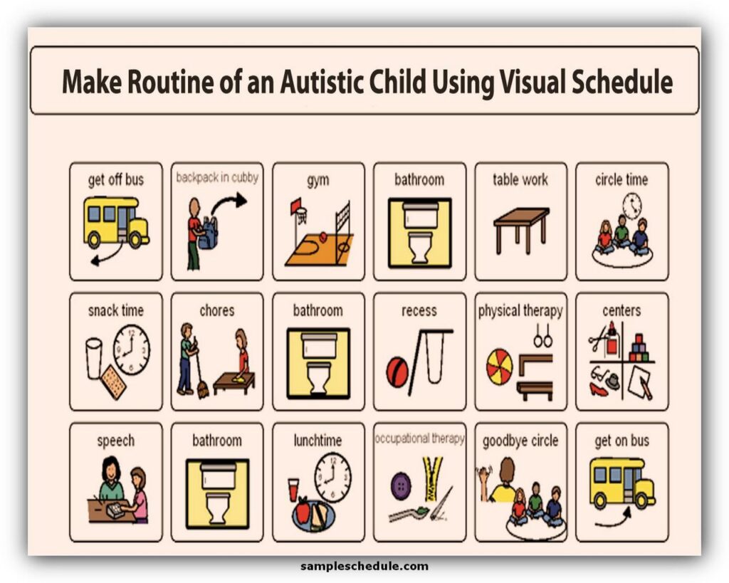 Autism Visual Schedule