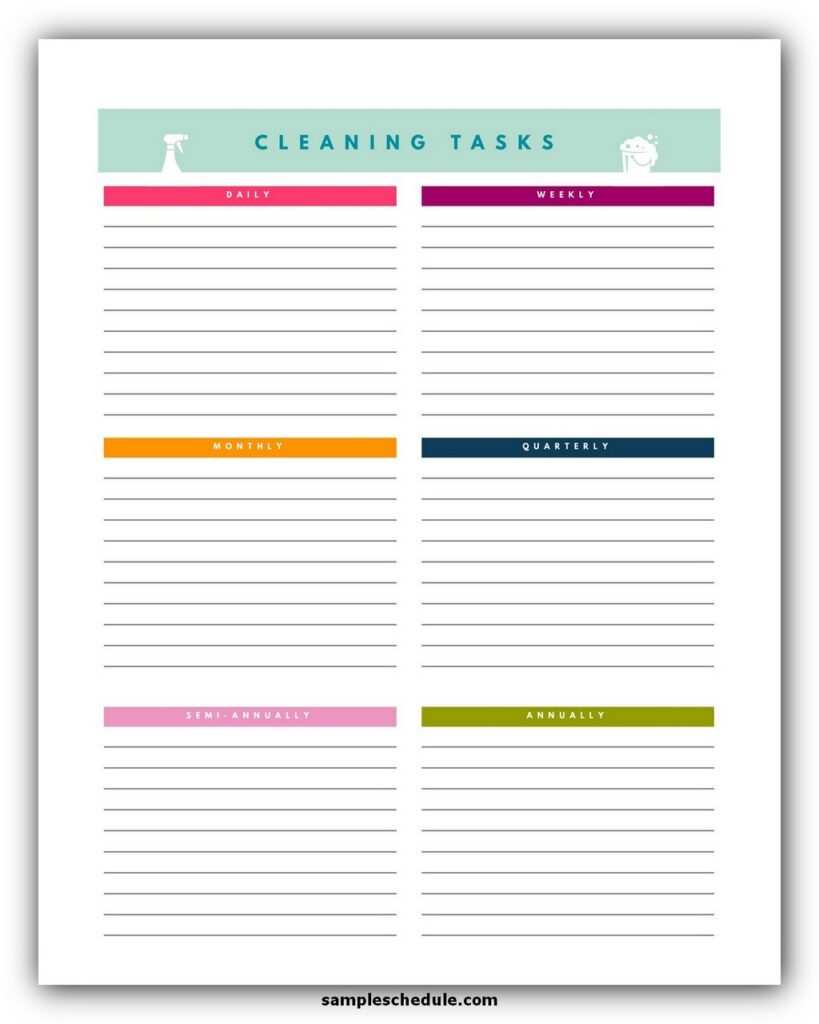 Professional House Cleaning Checklist Template 10