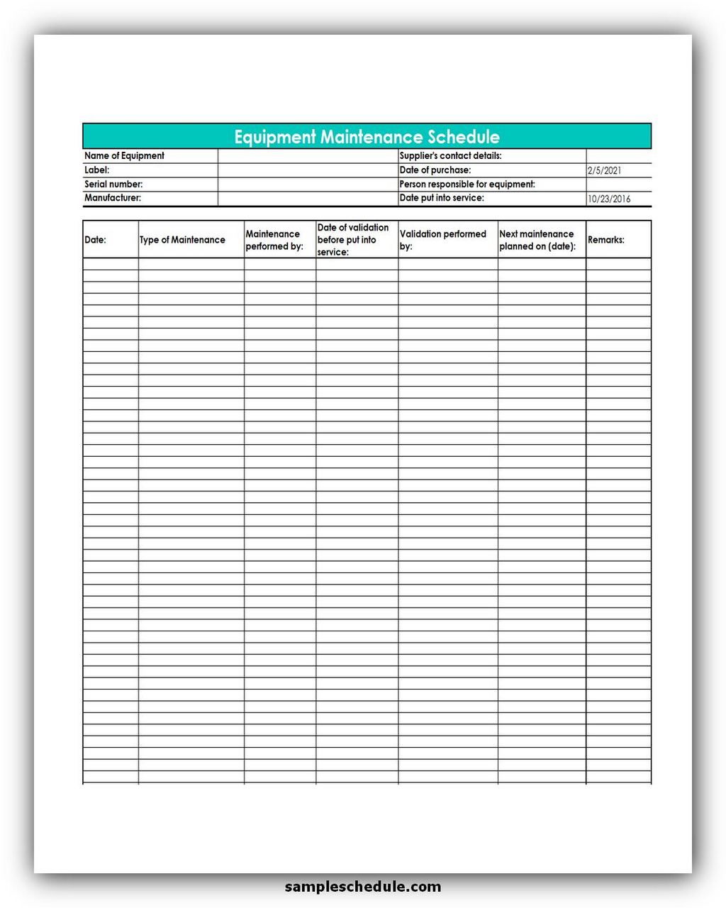 5-free-equipment-maintenance-schedule-template-excel-sample-schedule