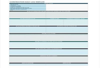 Construction Daily Log Featured
