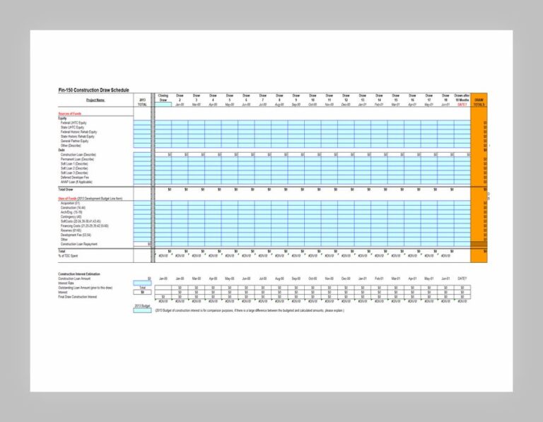 8+ Free Payment Schedule for Construction – sample schedule