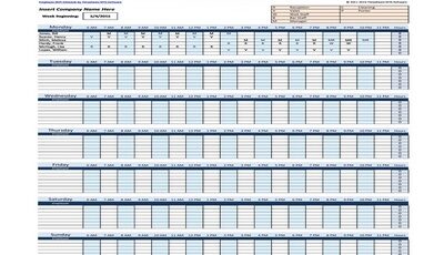 Employee work schedule template monthly Featured