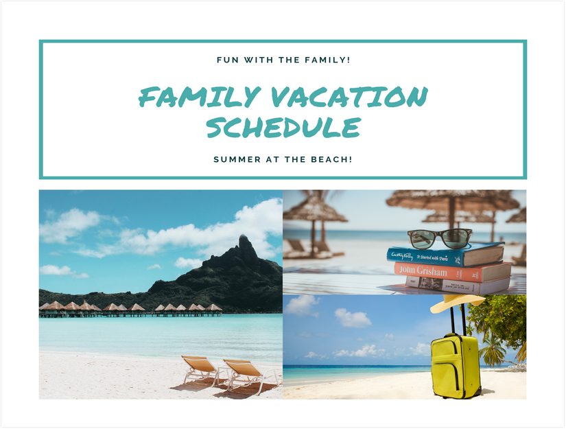 Family Vacation Schedule