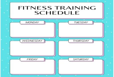 Weekly Fitness Training Schedule