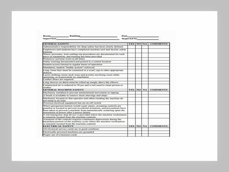 Forklift Maintenance Schedule Template 03