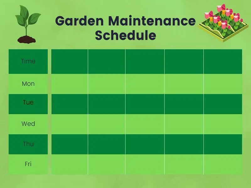 Garden Maintenance Schedule 02