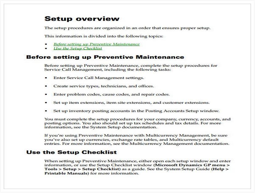 Preventive Maintenance Schedule Access Template PDF
