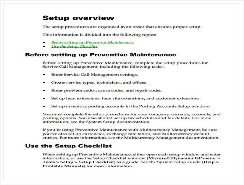 Preventive Maintenance Schedule Access Template PDF