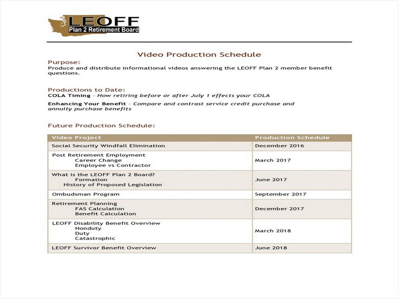 Production Schedule Template 21