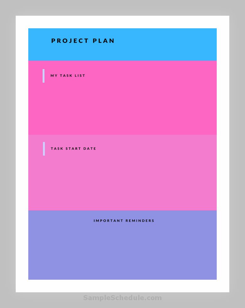 Project Plan Template 02