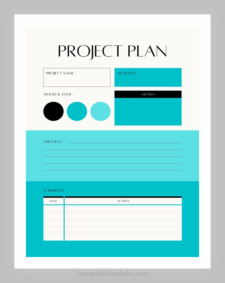 Project Plan Template 07