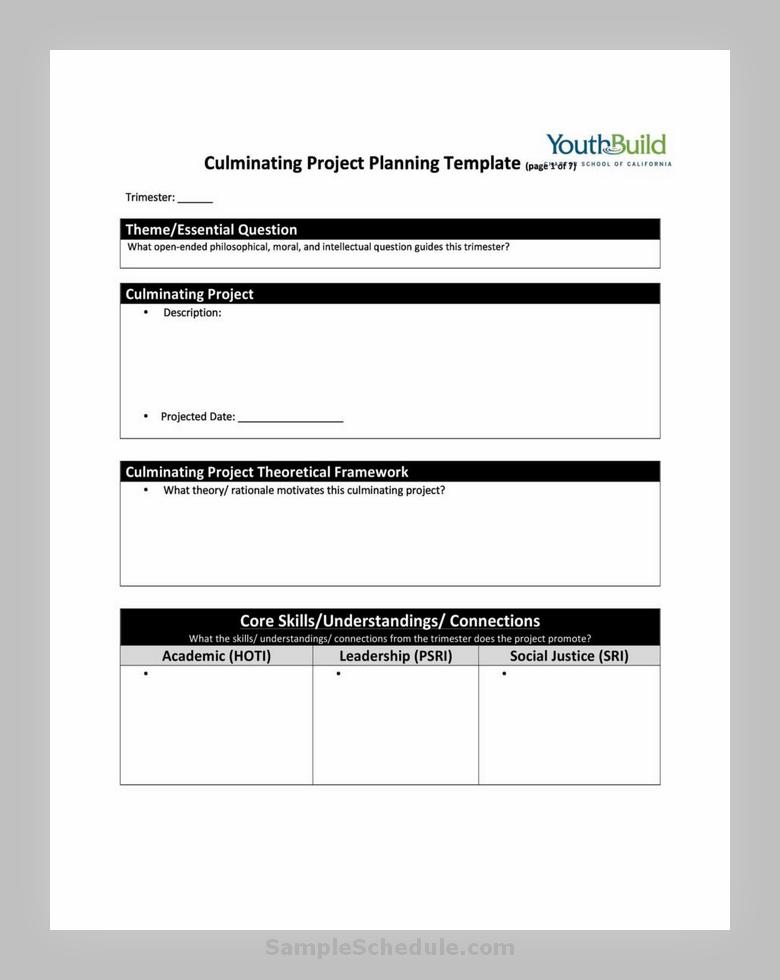 Project Plan Template 10