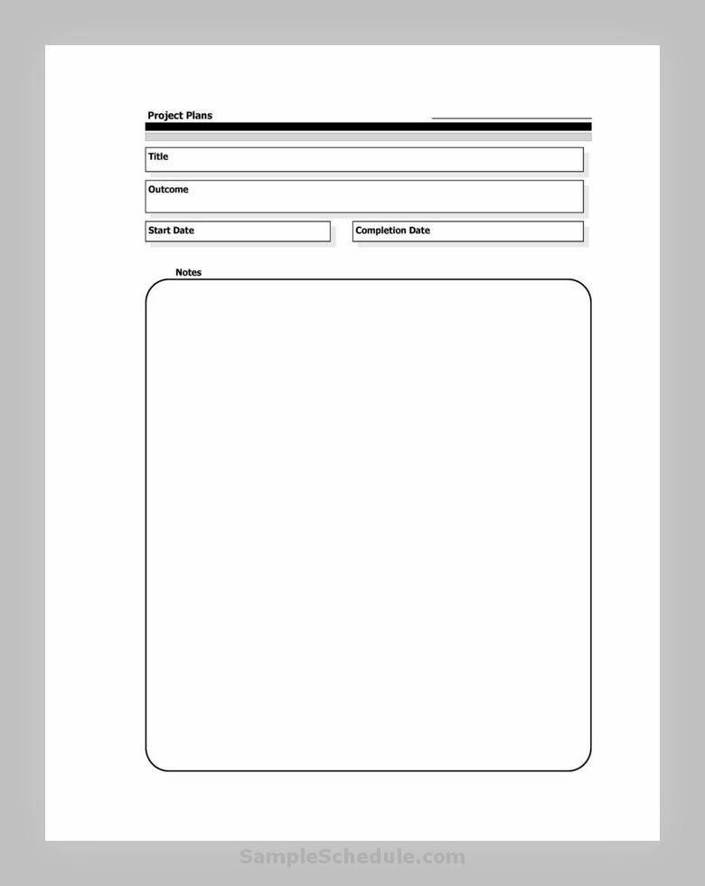 Project Plan Template 15