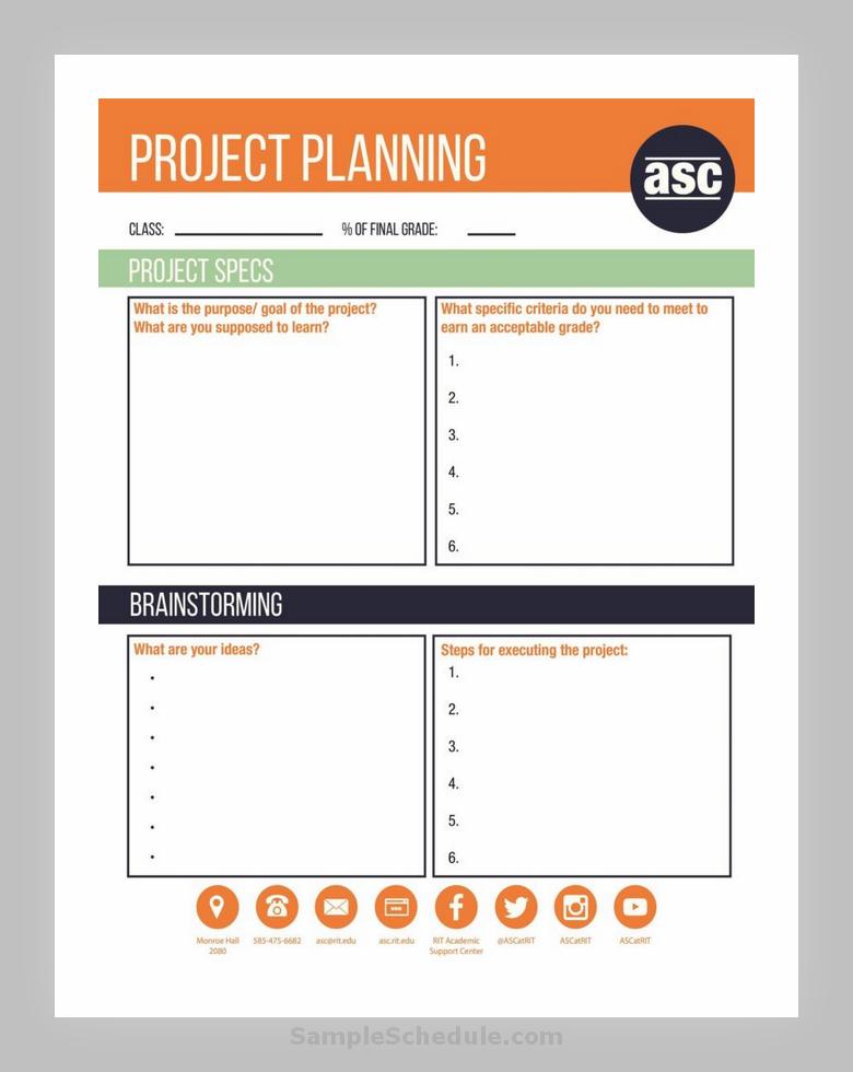 Project Plan Template 46