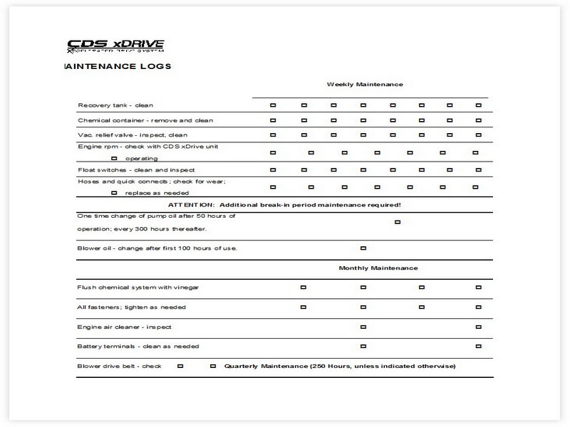 Vehicle Maintenance Schedule template 28