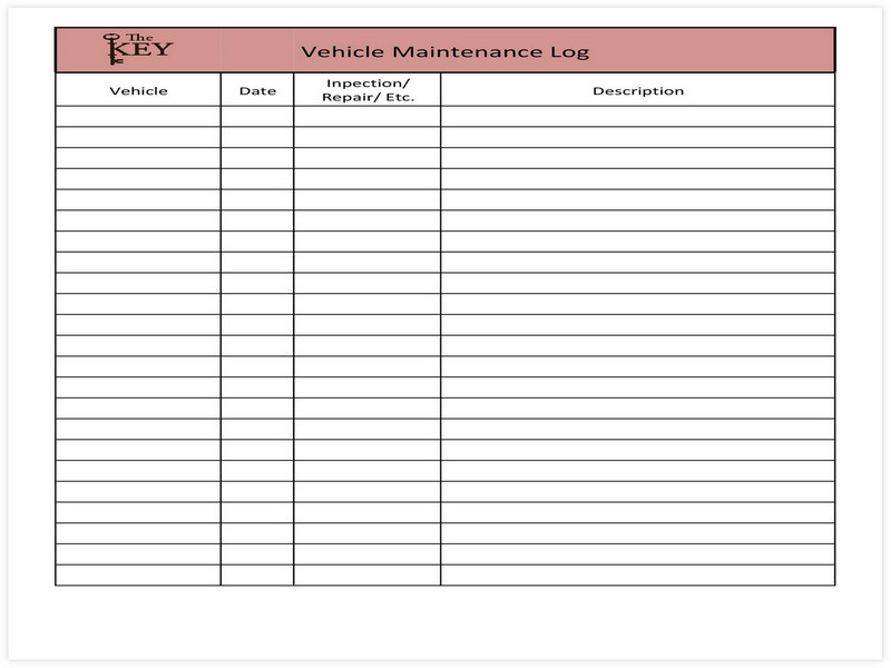 Vehicle Maintenance Schedule template 29