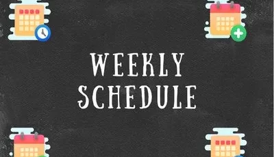 Weekly Schedule Template Featured