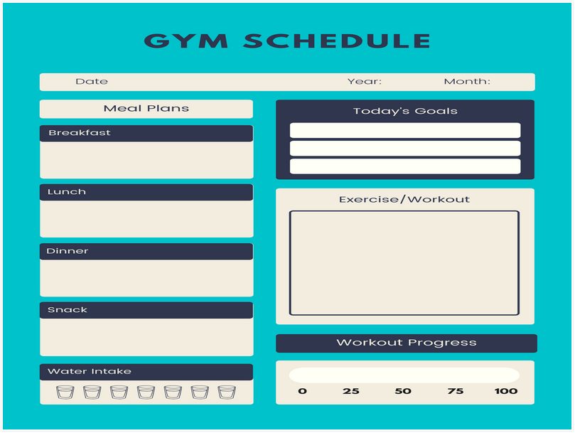 gym schedule template 03