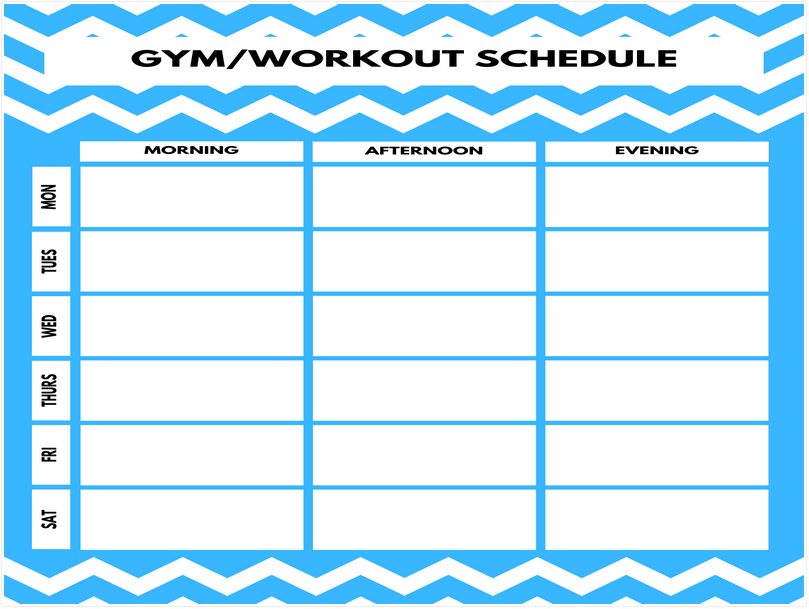 gym schedule template 05