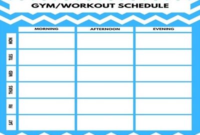 gym schedule template featured