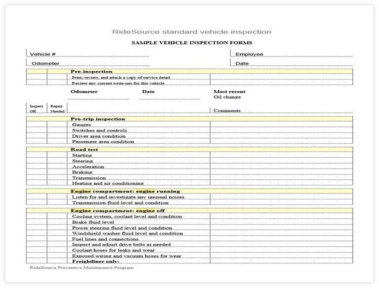 10+ Best Machine Maintenance Schedule Template (PDF WORD EXCEL) sample schedule