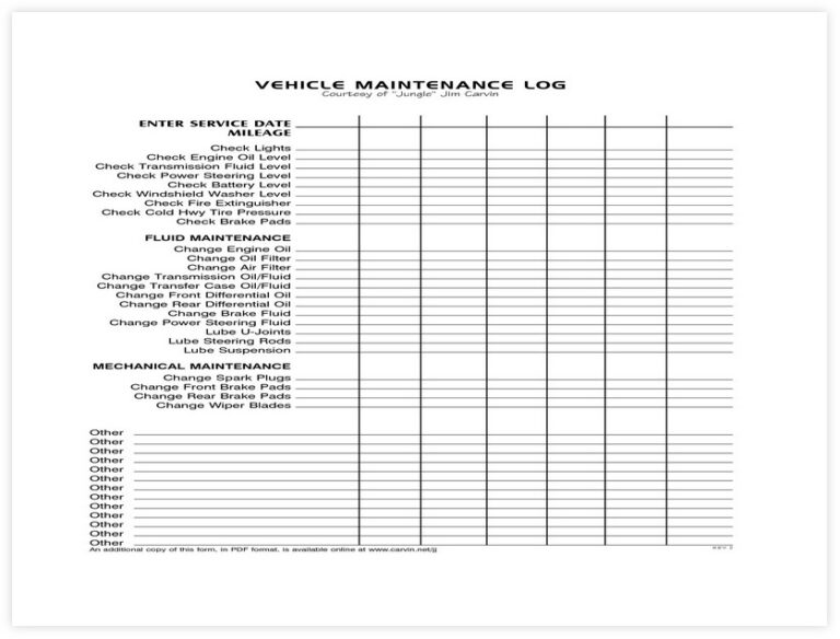 10+ Best Machine Maintenance Schedule Template (PDF WORD EXCEL