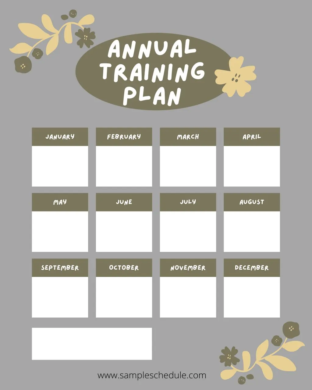 Annual Training Plan Template 03