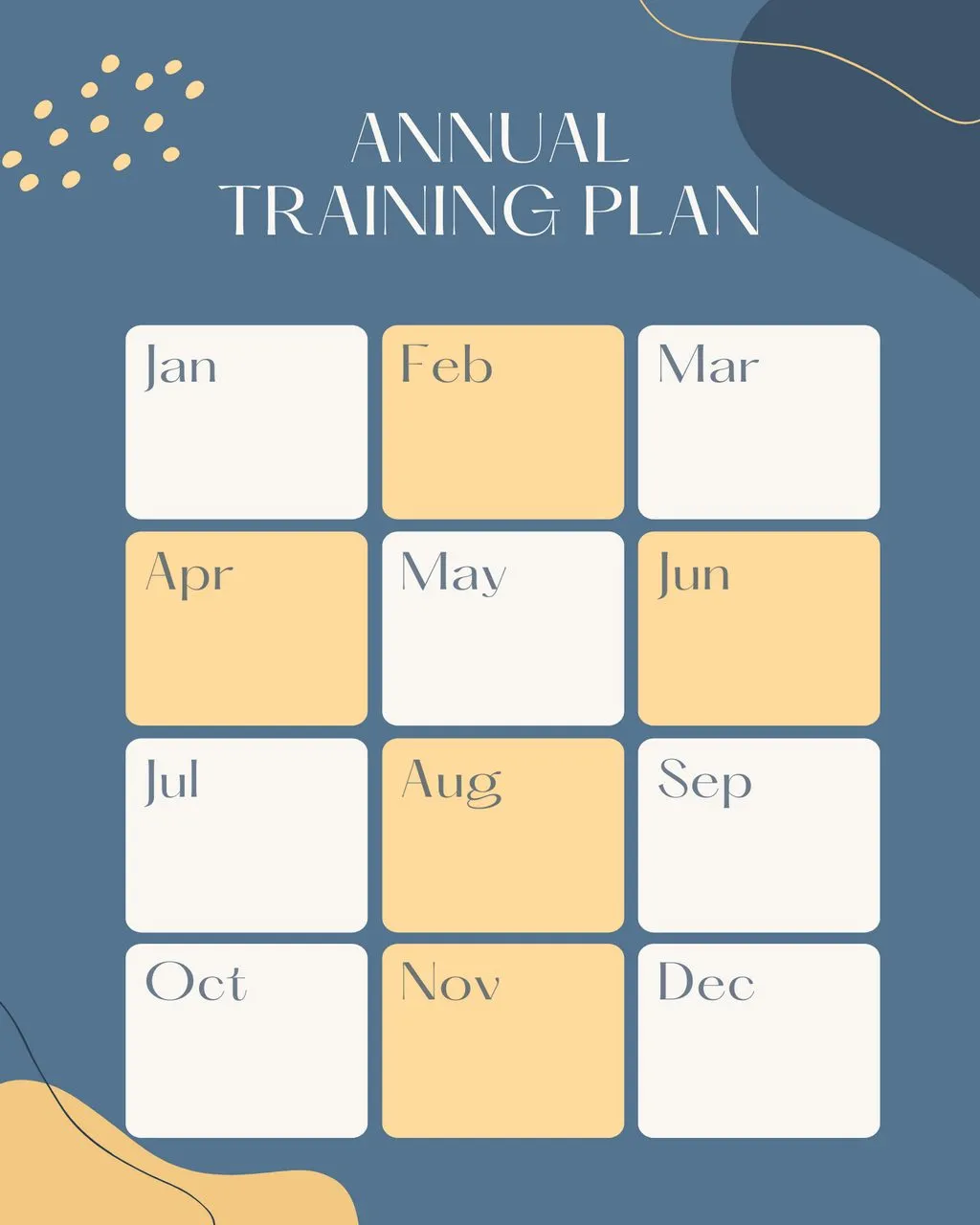 Annual Training Plan Template 04