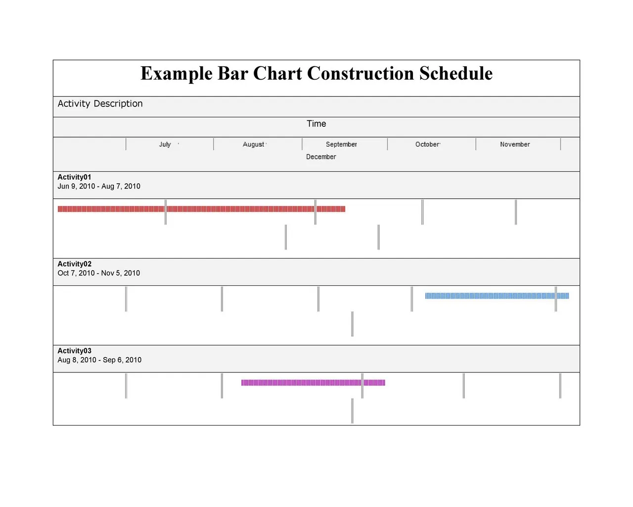 Construction Schedule Template 14