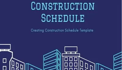 Construction Schedule Template Featured