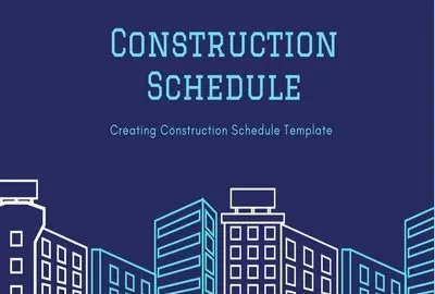 Construction Schedule Template Featured