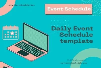 Daily Event Schedule Template Featured