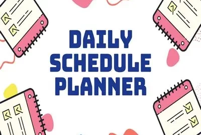 Daily Schedule Planner Template Featured