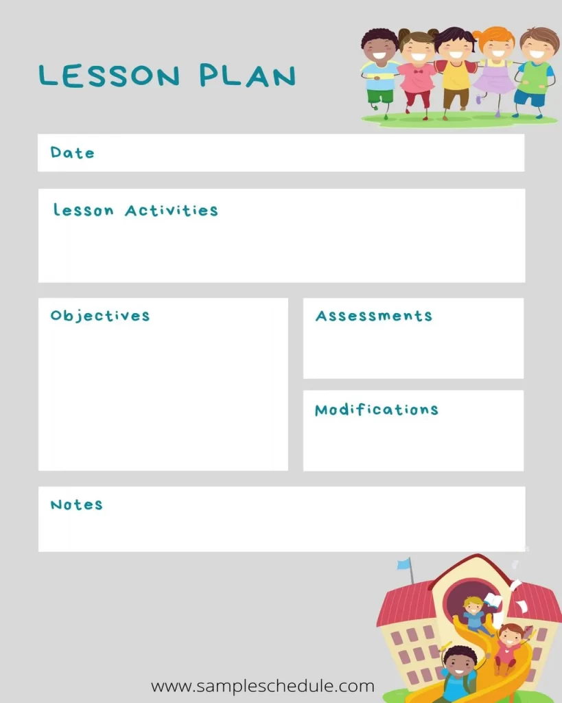 Free Lesson Plan Template 17