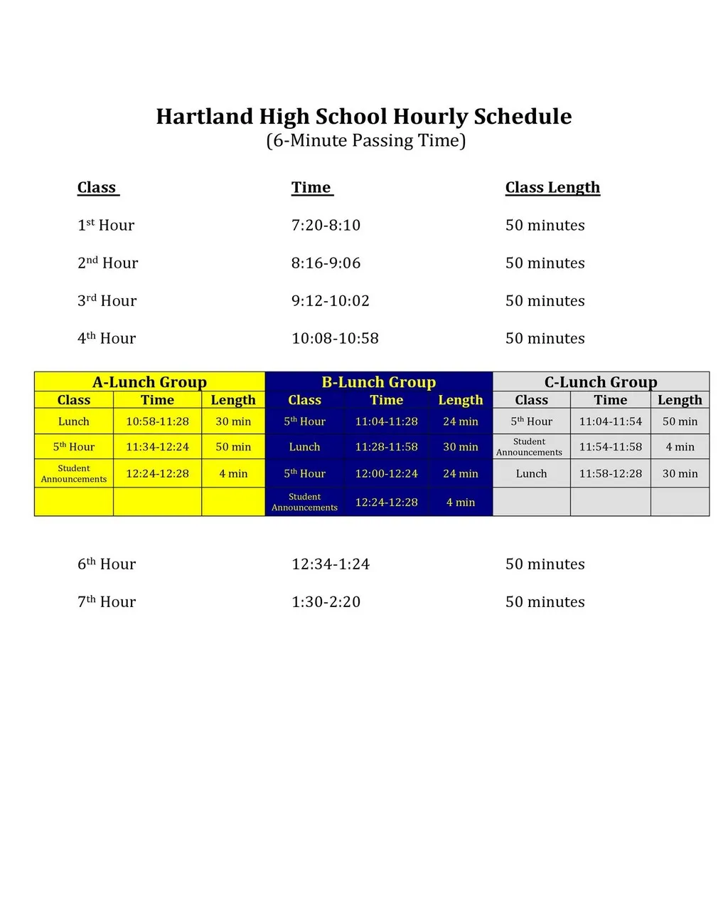 Hourly Schedule Template 39