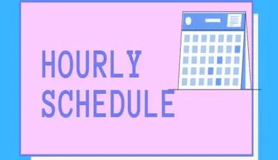 Hourly Schedule Template Featured