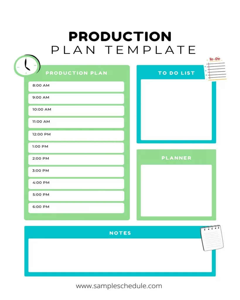 Production Plan Template 01
