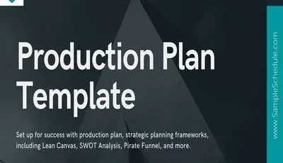 Production Plan Template Featured