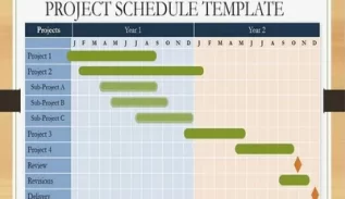 Project Schedule Template PowerPoint Featured