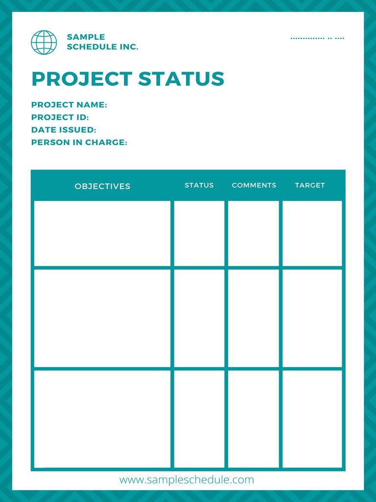 Project Status Report Template 10