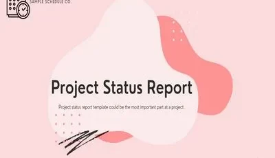 Project Status Report Template Featured