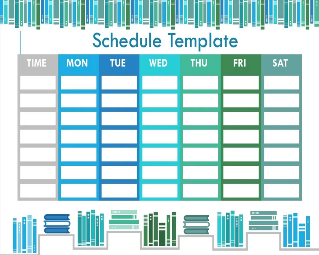 Schedule Template Powerpoint 01