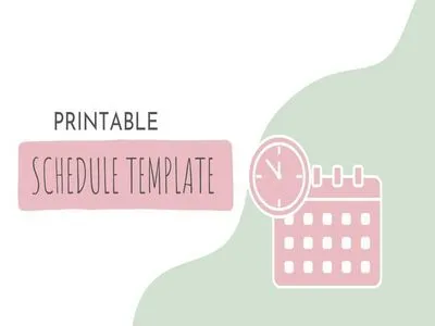 35+ Free Printable Schedule Templates - sample schedule
