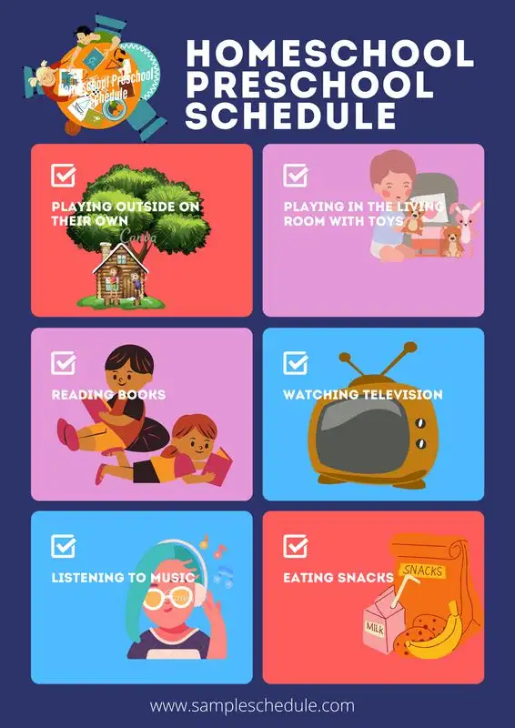 Homeschool Preschool Schedule 03