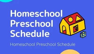 Homeschool Preschool Schedule Featured