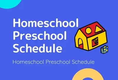 Homeschool Preschool Schedule Featured